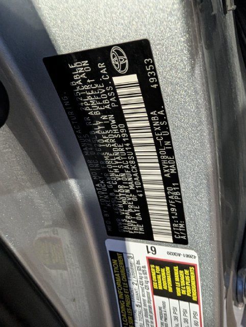 Used 2025 Toyota Camry LE FWD image 39