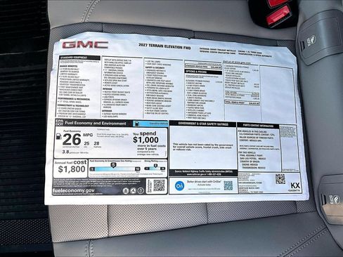 New 2027 GMC Terrain Elevation w/ Elevation Premium Package FWD image 14