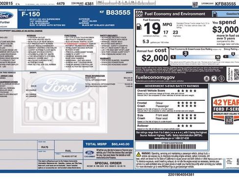 Certified 2019 Ford F150 Platinum image 36