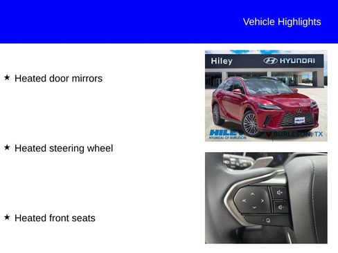 Used 2023 Lexus RX 350 FWD w/ Accessory Package (Z1) image 9