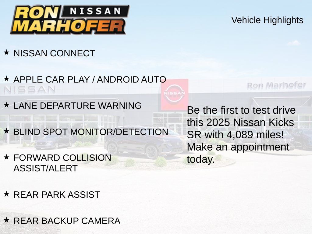 Used 2025 Nissan Kicks SR FWD image 2