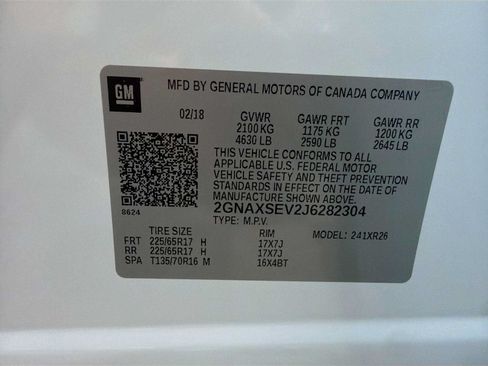 Used 2018 Chevrolet Equinox LT AWD/4WD image 28
