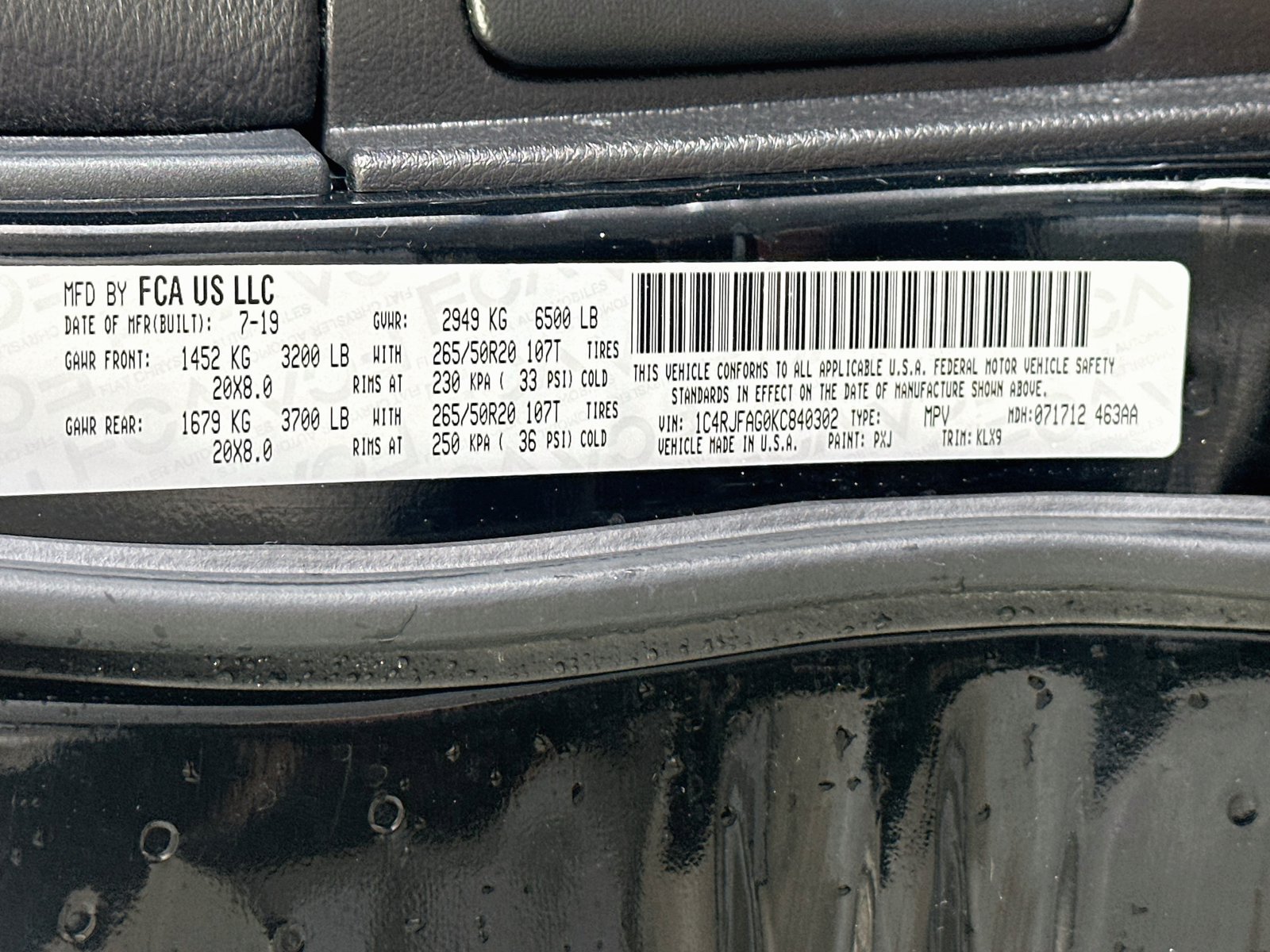 Used 2019 Jeep Grand Cherokee Altitude AWD/4WD image 32