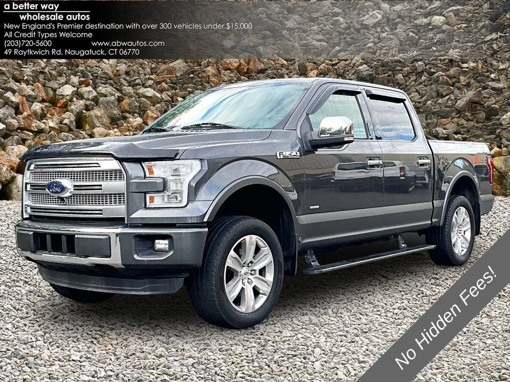 Used 2015 Ford F150 Platinum w/ Equipment Group 701A Luxury AWD/4WD image 1