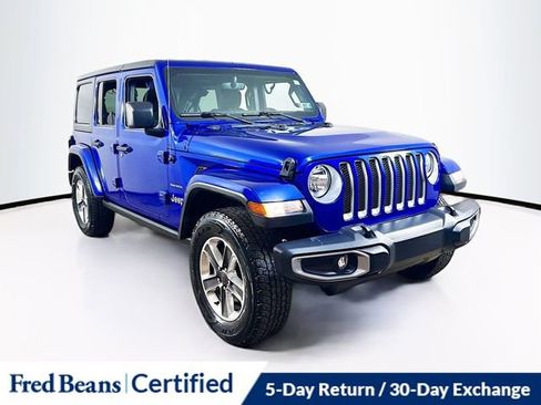 Used 2020 Jeep Wrangler Unlimited Sahara image 1