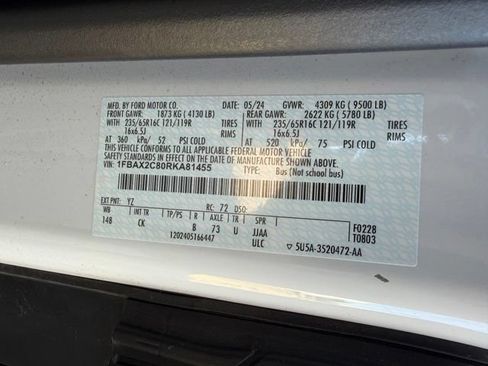 Used 2024 Ford Transit 350 XLT RWD image 12