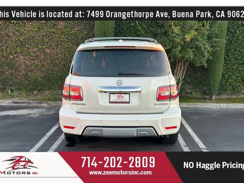 Used 2017 Nissan Armada Platinum w/ Captain Seat Package image 7