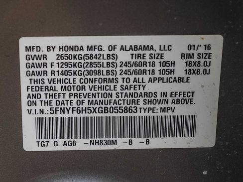 Used 2016 Honda Pilot EX-L image 10