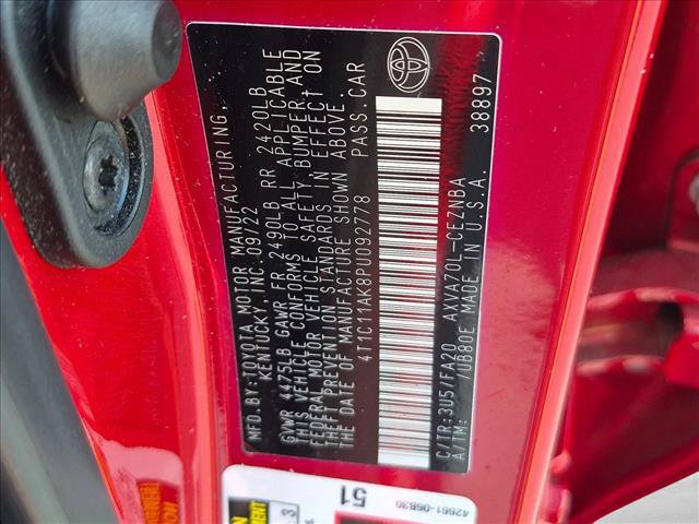 Used 2023 Toyota Camry LE FWD image 23