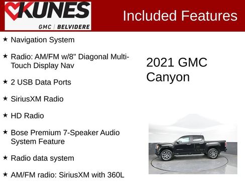 Used 2021 GMC Canyon Denali AWD/4WD image 2