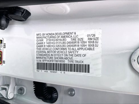 Used 2026 Honda Ridgeline Black Edition image 16