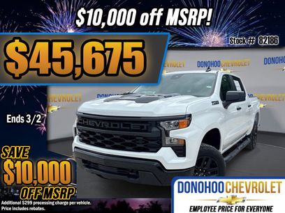 New 2026 Chevrolet Silverado 1500 Custom Trail Boss w/ Turbomax Blackout Package