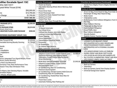 Used 2022 Cadillac Escalade Sport w/ Touring Package image 6