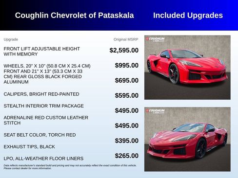 Used 2025 Chevrolet Corvette E-Ray w/ Stealth Interior Trim Package AWD/4WD image 3