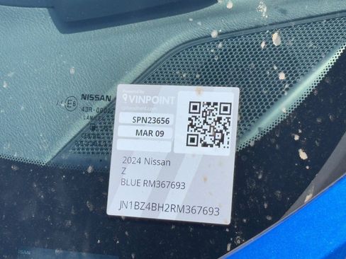 Certified 2024 Nissan Z Performance w/ Floor Mat Package image 30