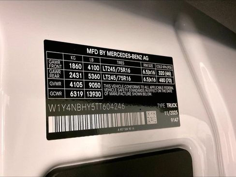 Used 2026 Mercedes-Benz Sprinter 2500 image 17
