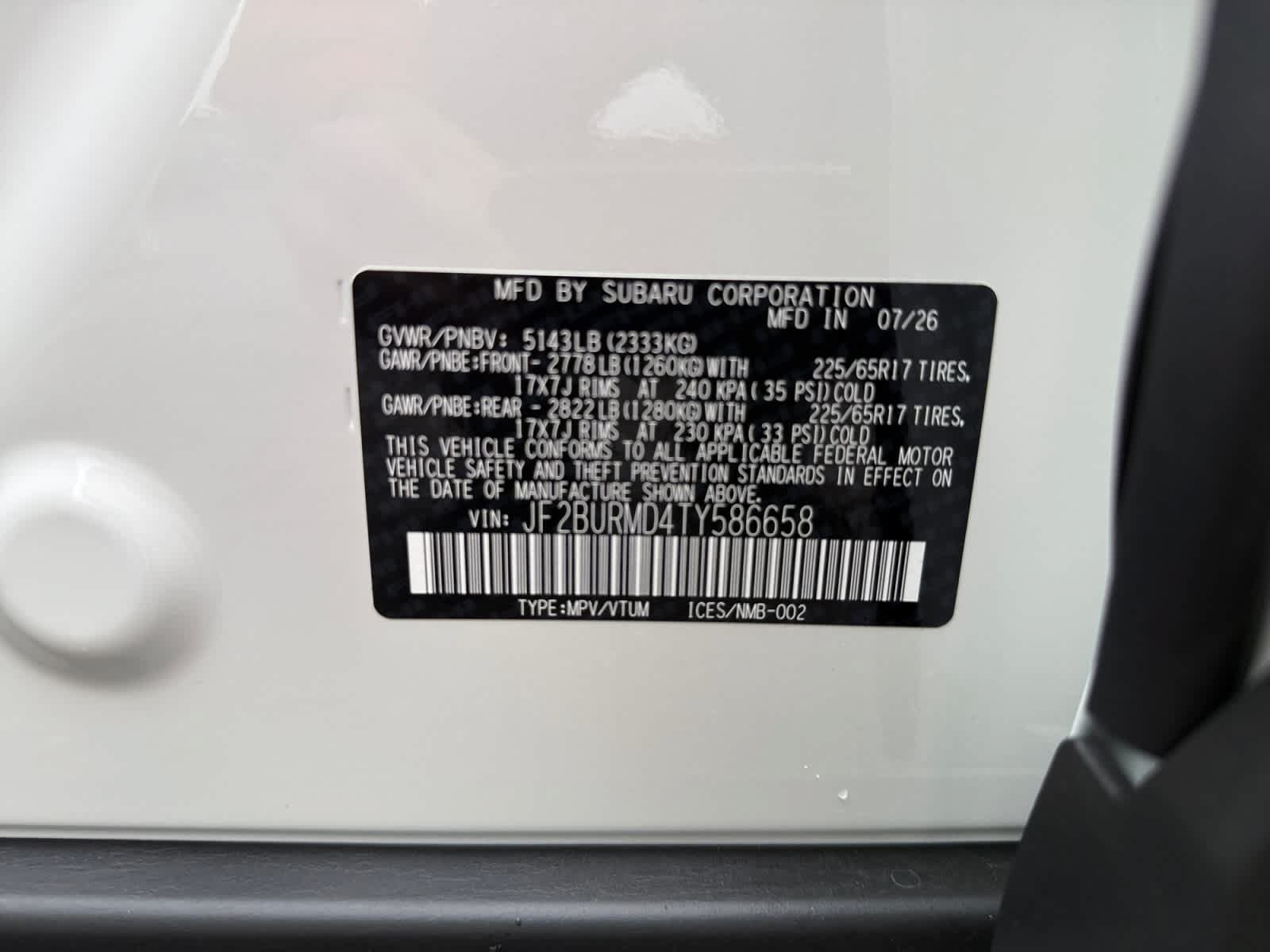 New 2026 Subaru Outback Wilderness AWD/4WD image 25