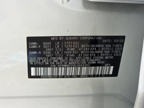 Used 2020 Subaru Ascent Premium w/ Convenience Package AWD/4WD image 31