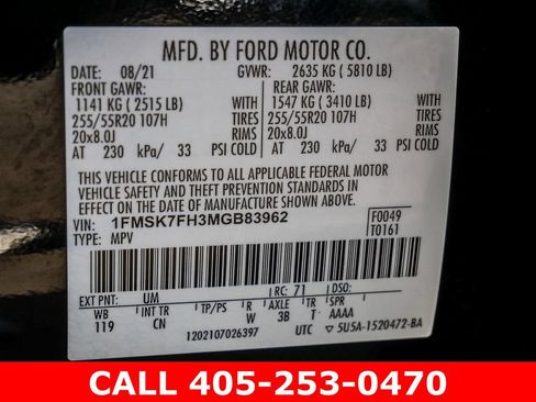 Used 2021 Ford Explorer Limited RWD image 37