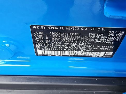 Certified 2026 Honda HR-V Sport image 14