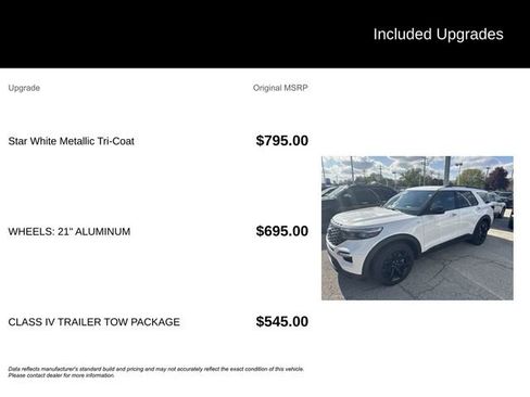 Used 2023 Ford Explorer ST-Line w/ Class IV Trailer Tow Package AWD/4WD image 6