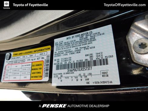 Used 2020 Ford Fusion S image 8