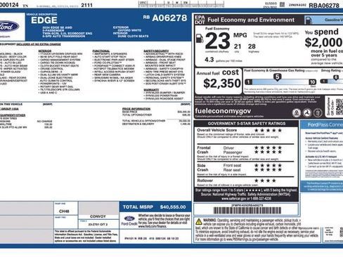 Certified 2024 Ford Edge SE image 41