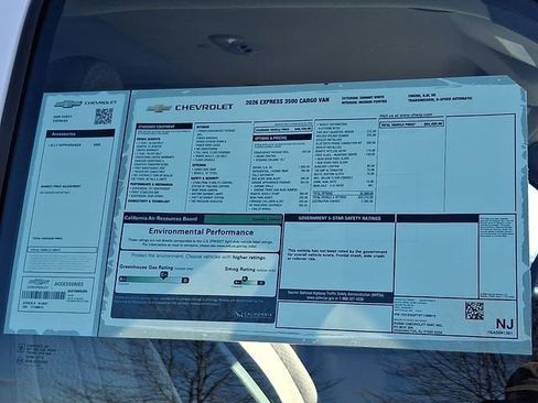 New 2026 Chevrolet Express 3500 w/ Driver Convenience Package RWD image 15