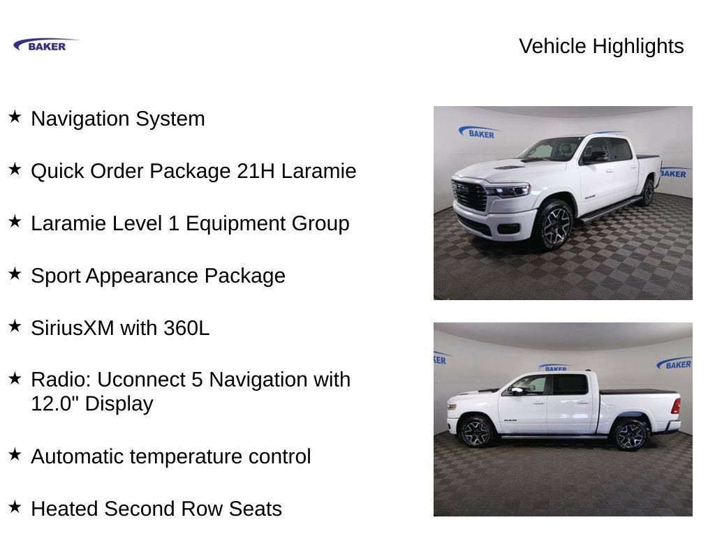 Used 2026 RAM 1500 Laramie w/ Sport Appearance Package AWD/4WD image 4