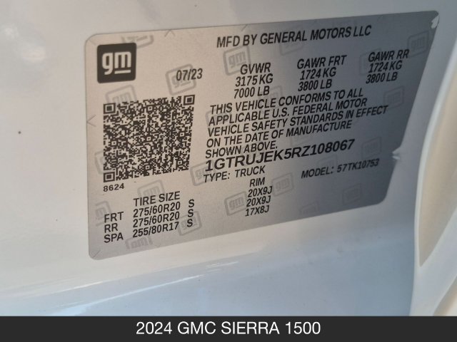 Used 2024 GMC Sierra 1500 Elevation AWD/4WD image 30