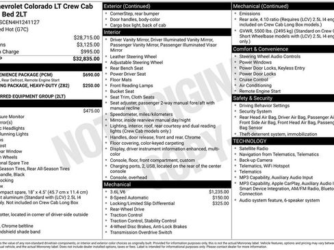Used 2017 Chevrolet Colorado LT w/ LT Convenience Package RWD image 9