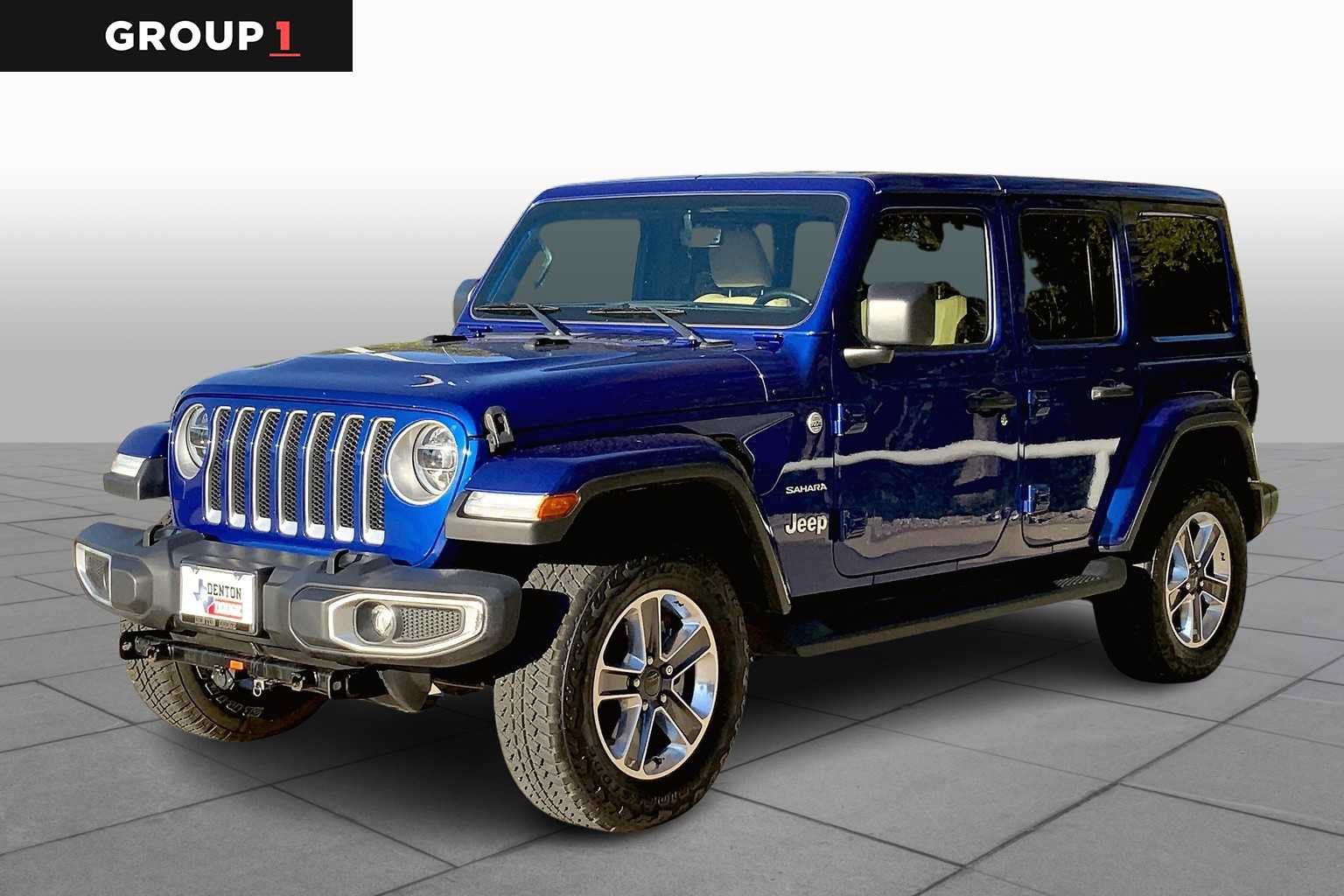 Used 2020 Jeep Wrangler Unlimited Sahara AWD/4WD image 1
