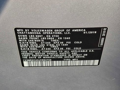 Used 2018 Volkswagen Atlas SEL image 25