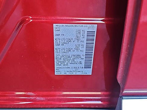 Used 2022 Nissan Murano SL w/ SL Moonroof Package image 38