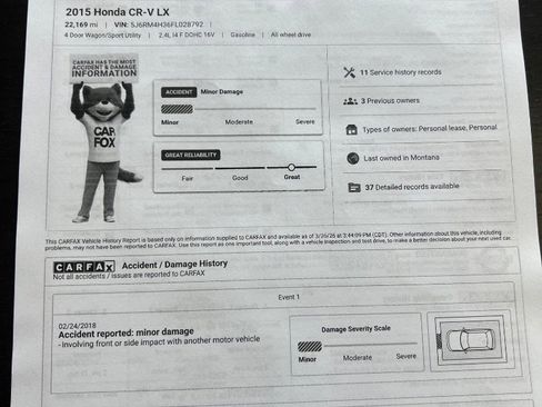 Used 2015 Honda CR-V LX image 42