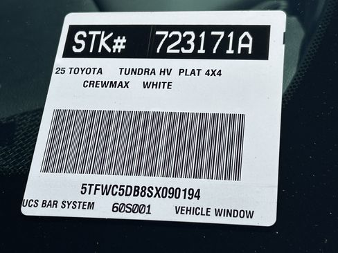 Used 2025 Toyota Tundra Platinum image 32