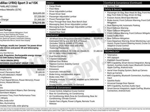 Certified 2024 Cadillac Lyriq Sport AWD/4WD image 2