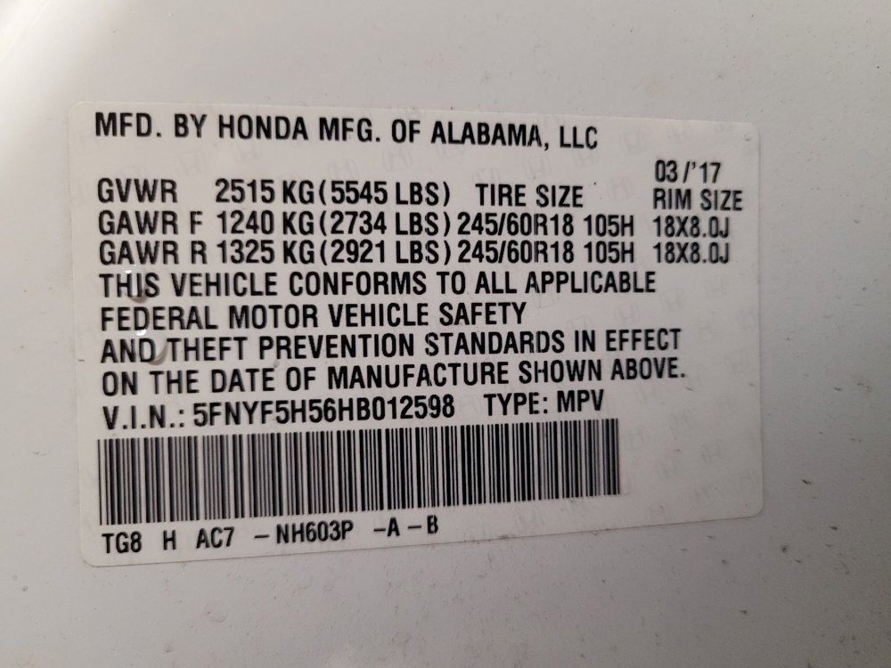 Used 2017 Honda Pilot EX-L image 33