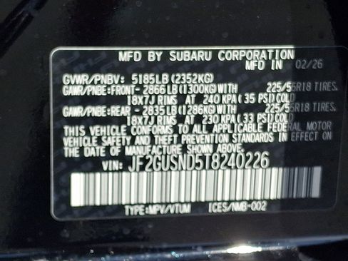 New 2026 Subaru Crosstrek 2.5i Limited AWD/4WD image 20