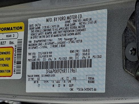 Used 2017 Ford Fusion Titanium image 26