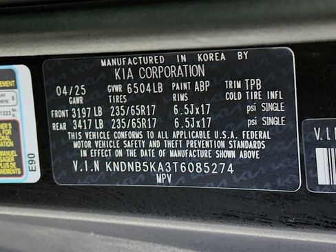 New 2026 Kia Carnival LXS image 34