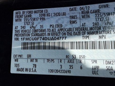 Used 2013 Ford Escape S FWD image 21