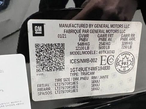 Used 2021 GMC Sierra 3500 SLT w/ Gooseneck/5TH Wheel Package image 59