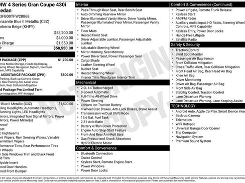 New 2026 BMW 430i xDrive w/ Premium Package AWD/4WD image 4