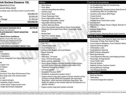 Used 2023 Buick Enclave Essence w/ Experience Buick Package image 37