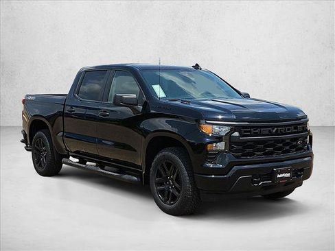 New 2026 Chevrolet Silverado 1500 Custom w/ Turbomax Blackout Package AWD/4WD image 7