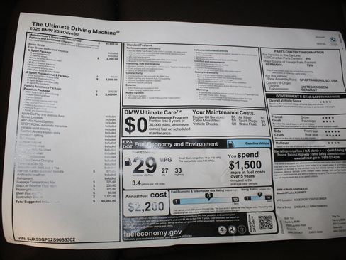 New 2025 BMW X3 xDrive30i w/ Premium Package image 24