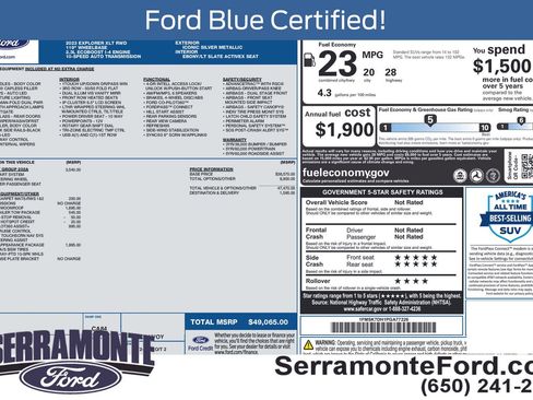 Used 2023 Ford Explorer XLT w/ Equipment Group 202A image 16