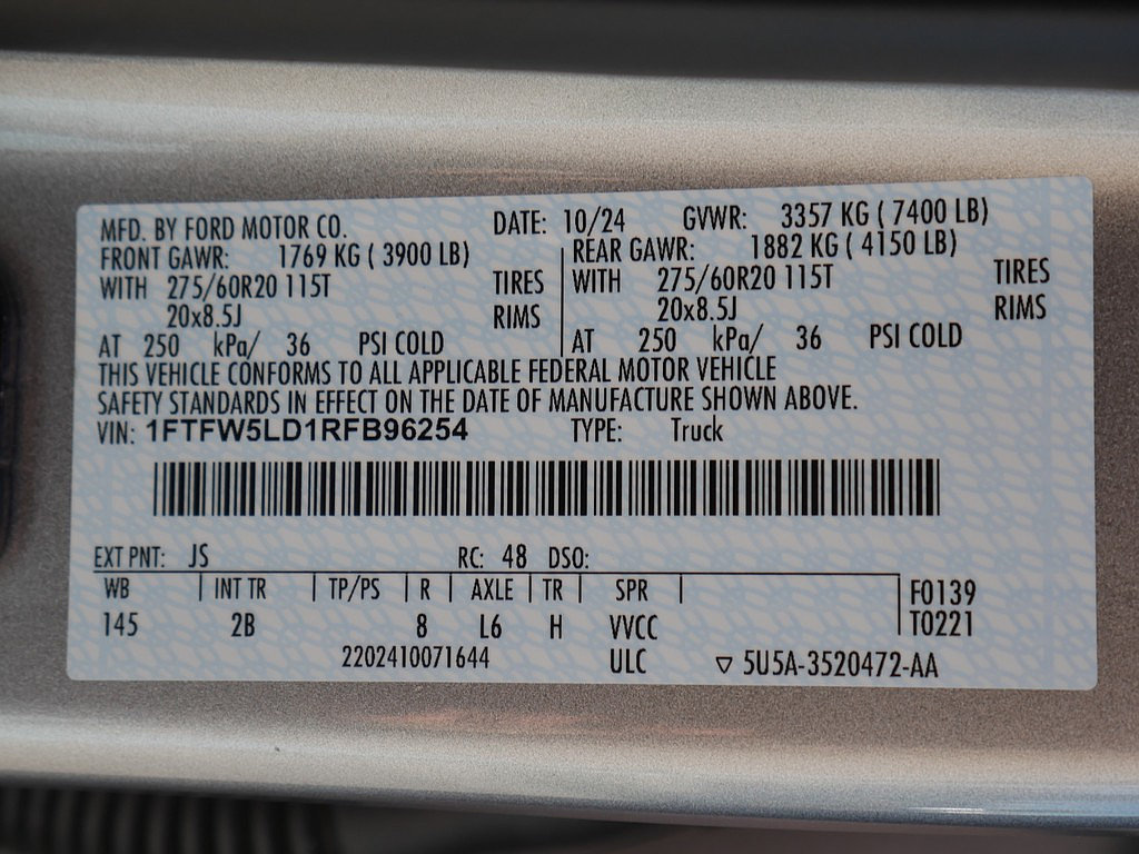 Used 2024 Ford F150 Lariat w/ Equipment Group 502A High AWD/4WD image 82