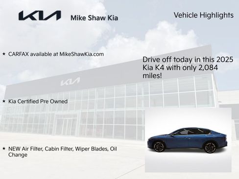 Certified 2025 Kia K4 GT-Line w/ GT-Line Premium Package FWD image 10
